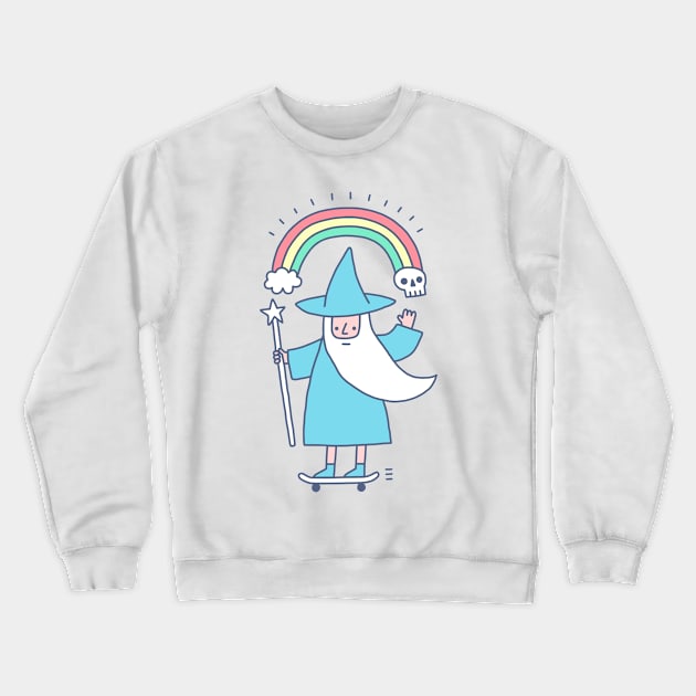 Rad Wizard Crewneck Sweatshirt by obinsun